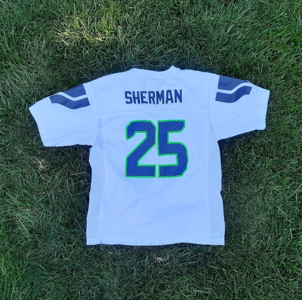 Richard Sherman Seattle Seahawks Away Jersey